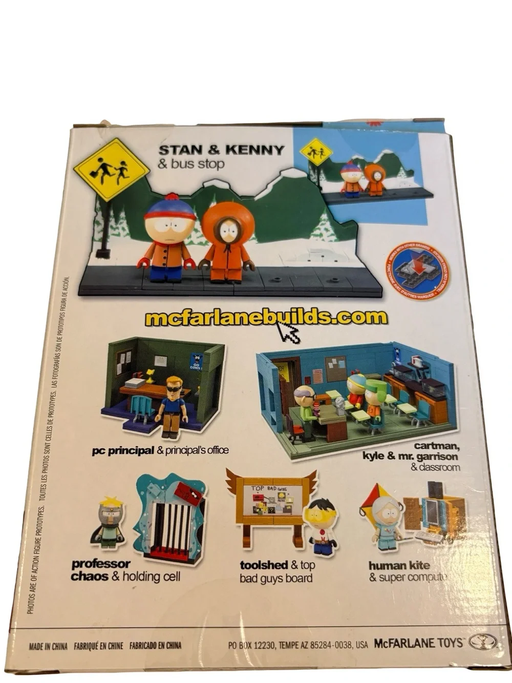 South Park Stan & Kenny Bus Stop McFarlane Toys Set 83 PCS Complete - Picture 2 of 4